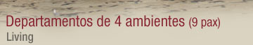 Departamentos de cuatro ambientes - Living