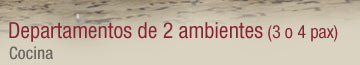 Departamentos de dos ambientes - Cocina